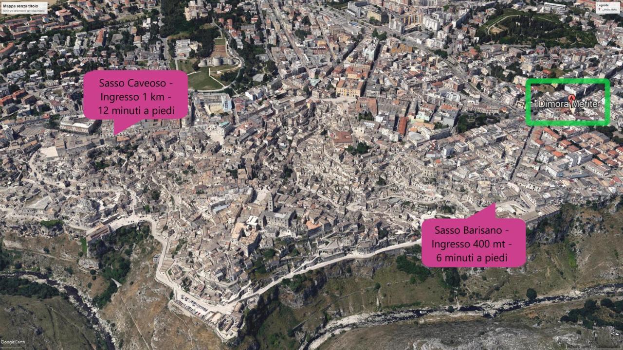 Dimora Mefite-Camere Con Bagno Privato E Self Check-In Matera Dış mekan fotoğraf