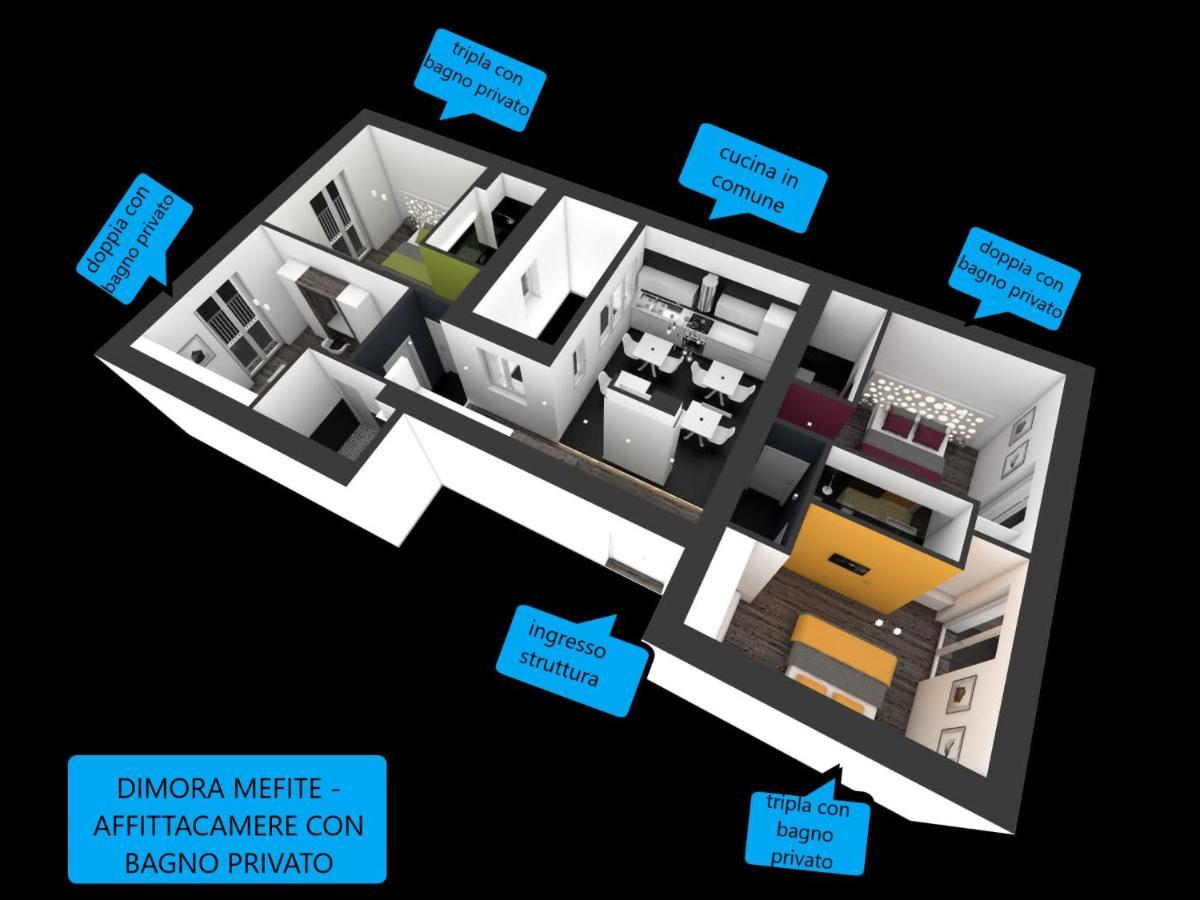 Dimora Mefite-Camere Con Bagno Privato E Self Check-In Matera Dış mekan fotoğraf